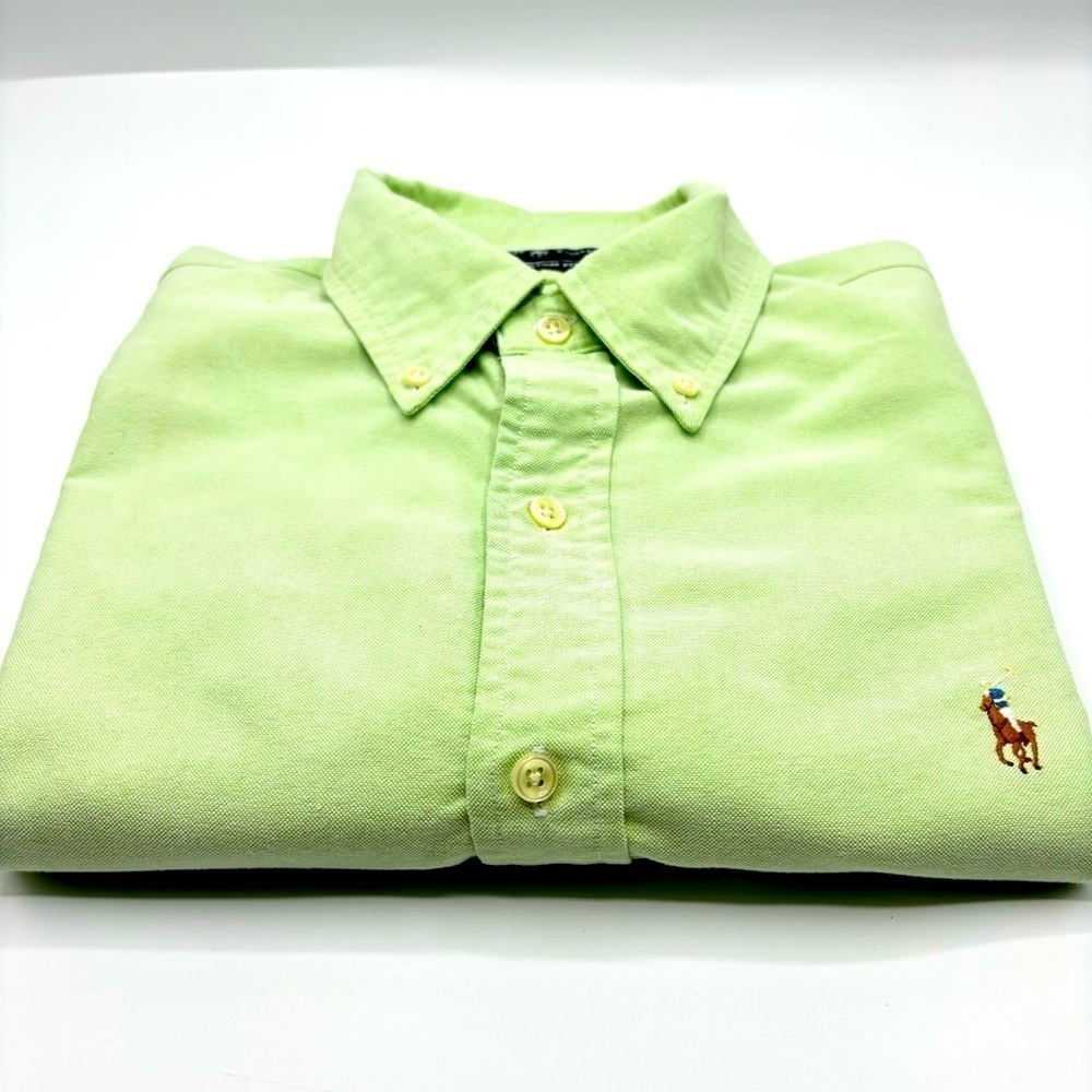 Ralph Lauren Custom fit long sleeve Oxford button down Large - Picture 4 of 12